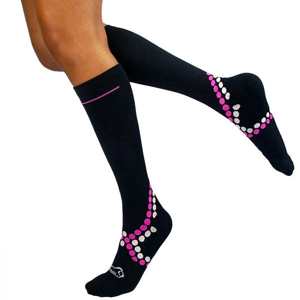 Spec X Sports Compression Socks, Pink, PR, Zayaan Health, Mfr#: BLZH-CSSP-V-2P
