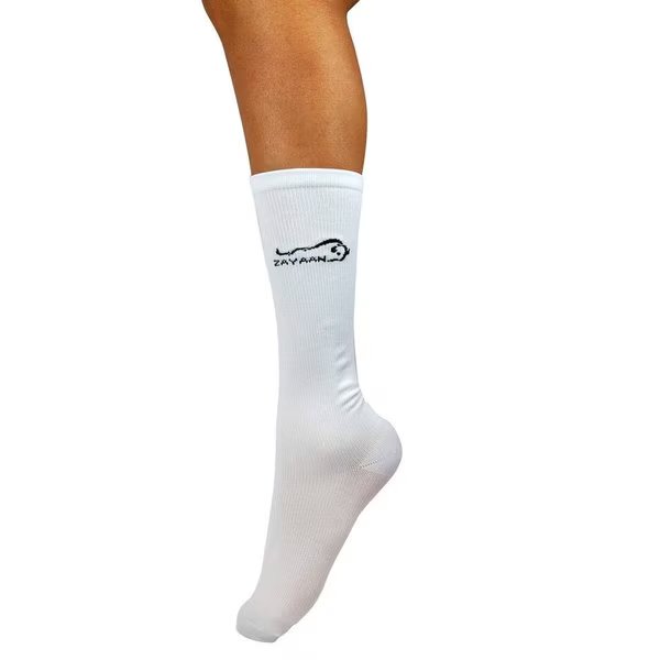 Classic Compression Socks, White, PR, Zayaan Health, Mfr#: BLZH-CSSP-V-3W