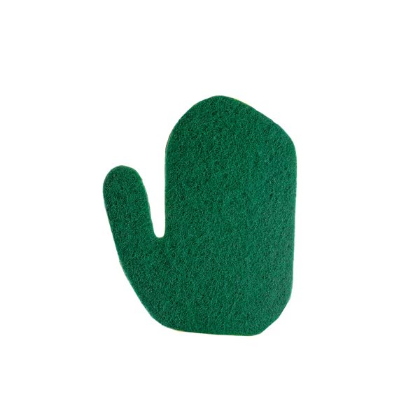 Kleen Mitt Refill, Medium Grade Scouring Pad, Green Mitt, Left Hand, Popular Life, Mfr#: PL-MS-KMGM-3-LHRF-36
