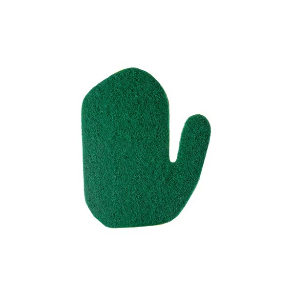 Kleen Mitt Refill, Medium Grade Scouring Pad, Green Mitt, Left Hand, Popular Life, Mfr#: PL-MS-KMGM-3-RHRF-36