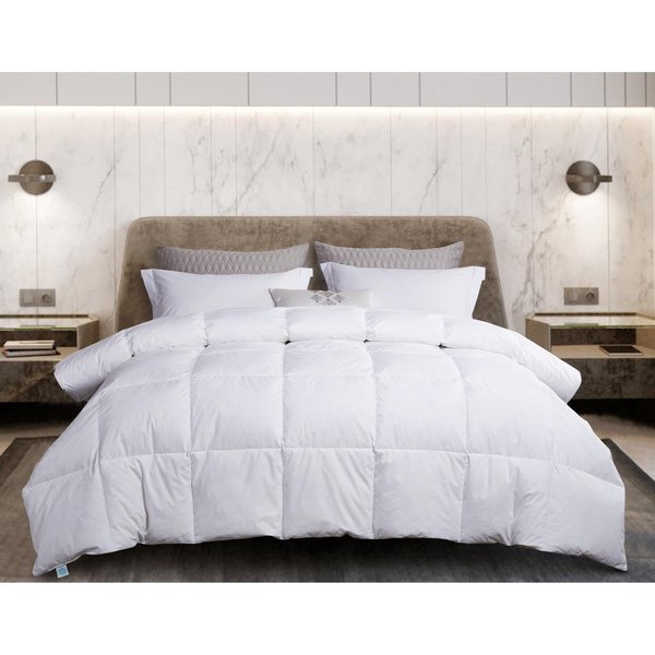 White Goose Feather & Down Comforter, White, Twin, Martha Stewart, Mfr#: MS003034
