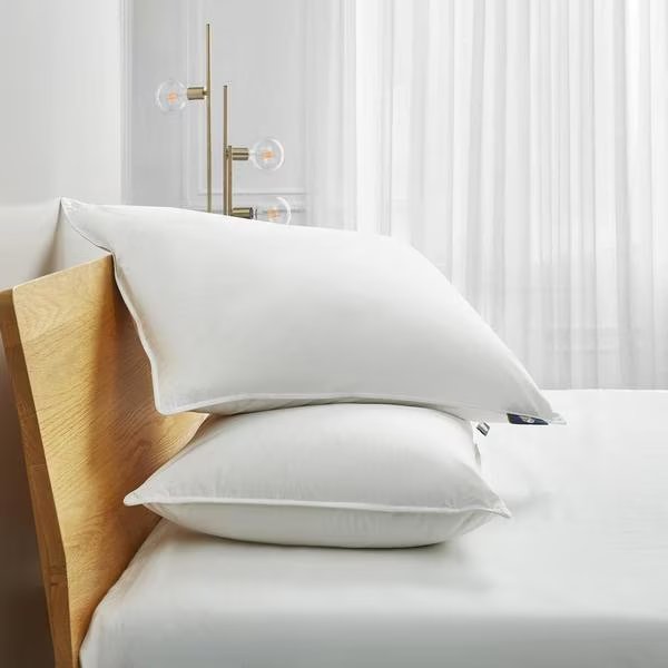 Back-Sleeper White Goose Feather & Down Fiber Pillows, Jumbo, PK2, Serta, Mfr#: SE201511K