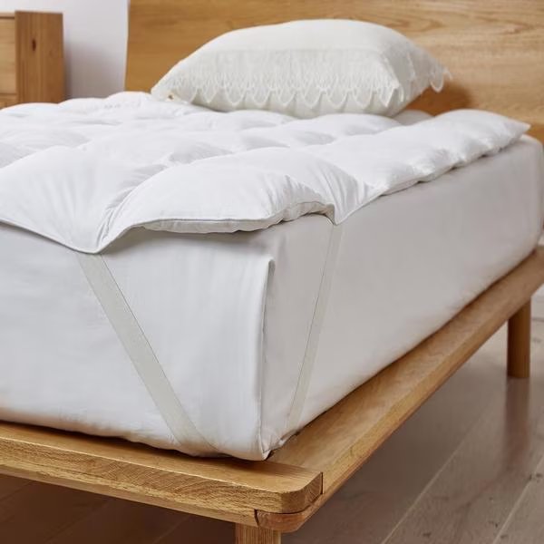 White Goose Feather and Down Fiber Featherbed, Twin, Serta, Mfr#: SE706306