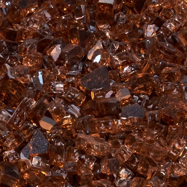 Duluth Forge 1/4 In. Premium Reflective Copper Fire Glass - 10 Lb., Generic, Mfr#: 14RCOGM