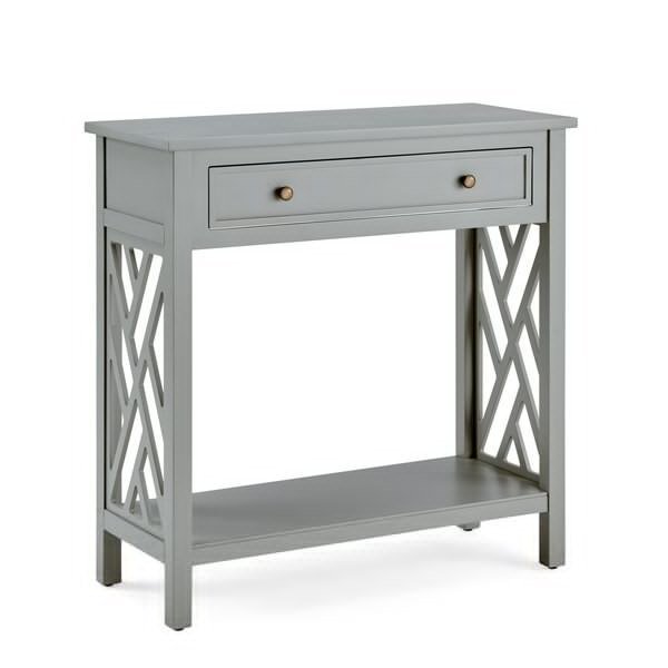 32 X 14 X 32, Pine with Composite Wood Top, Gray, Alaterre Furniture, Mfr#: ANCT1840