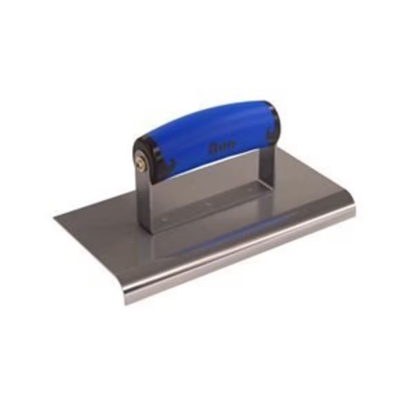 Edger, SS, 8" X 4", 1/2" Radius X 5/8" Lip Comfort Grip Handle, Bon Tool, Mfr#: 62-450