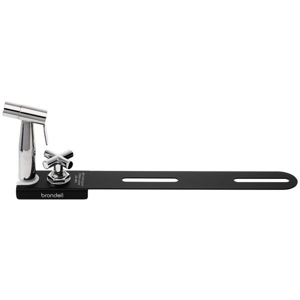 CleanSpa Luxury Hand-Held Bidet Holster with Integrated Shut Off, Black, Brondell, Mfr#: MBH-40-B