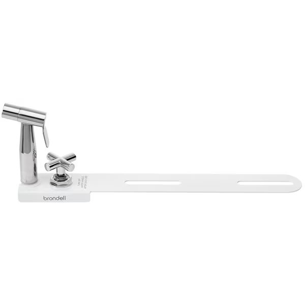 CleanSpa Luxury Hand-Held Bidet Holster with Integrated Shut Off, White, Brondell, Mfr#: MBH-40-W