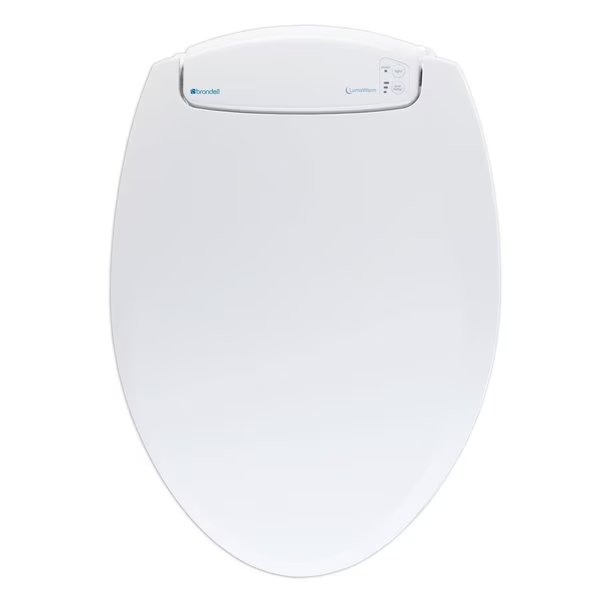 LumaWarm Heated Nightlight Toilet Seat-Elongated White, Brondell, Mfr#: L60-EW