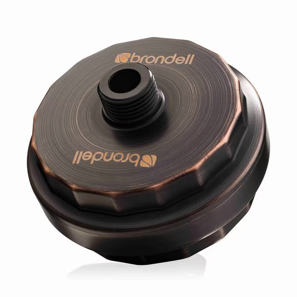 VivaSpring Compact Shower Filter - Oil Rubbed Bronze, Brondell, Mfr#: CSF-RB