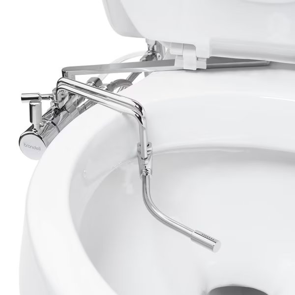 Side-Mounted All Metal Attachable Bidet with Adjustable Spray Wand, Dual Temperature, Brondell, Mfr#: SMB-25