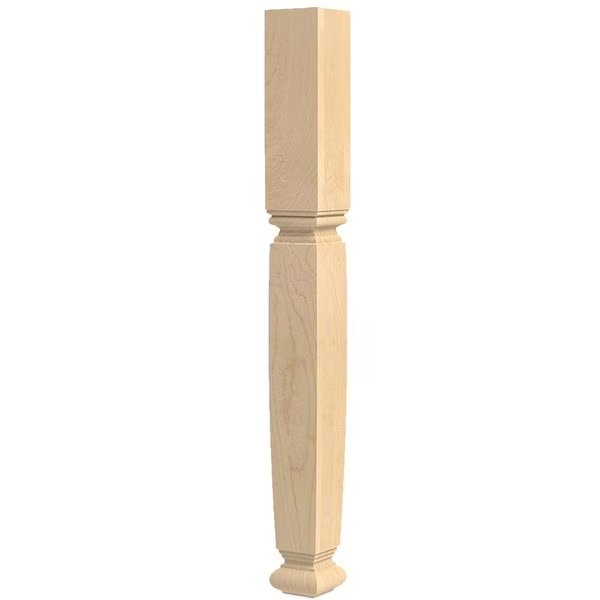 Square English Estate Island Column - Red Oak, Designs Of Distinction, Mfr#: 01040260AK1