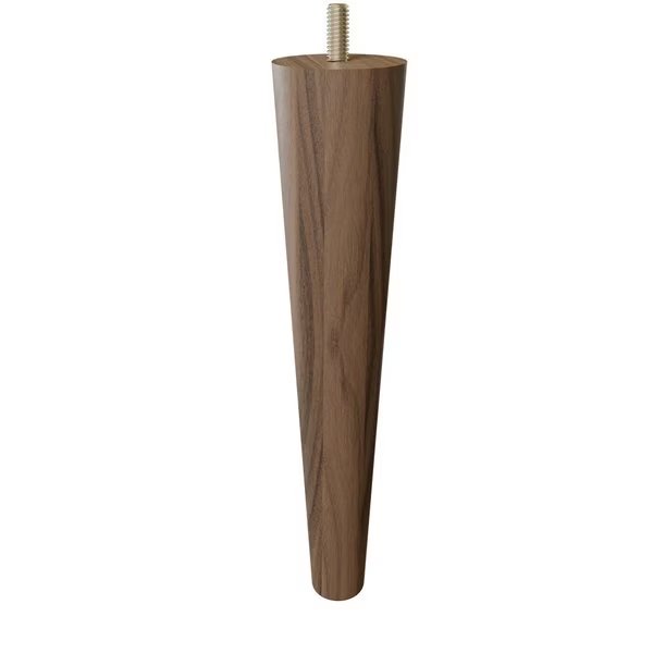 9" Round Tapered Leg - Walnut, Designs Of Distinction, Mfr#: 01243009WL6