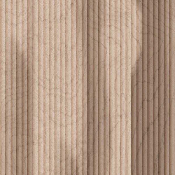 3/8in Bead Solid Tambour, .375inT, 24inW x 46inL, Paint Grade, Designs Of Distinction, Mfr#: 012446107PT1