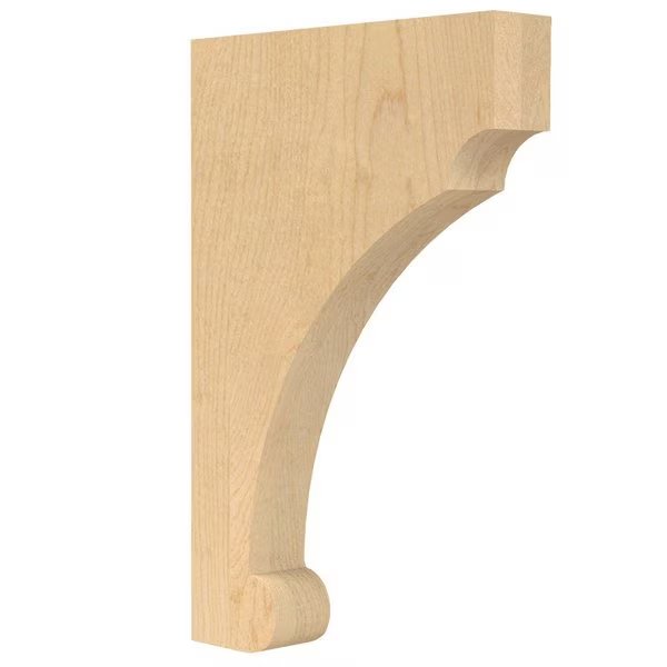 Narrow Craftsman Bracket - Hard Maple, Designs Of Distinction, Mfr#: 01608007HM1