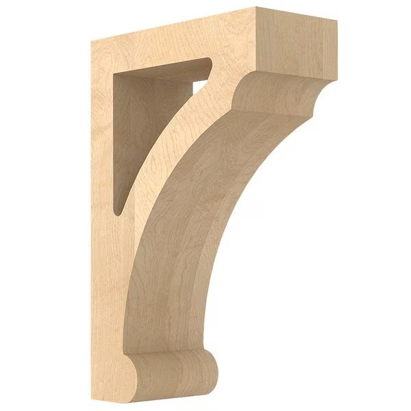 Medium Open Craftsman Corbel - Cherry, Designs Of Distinction, Mfr#: 01608008CH1