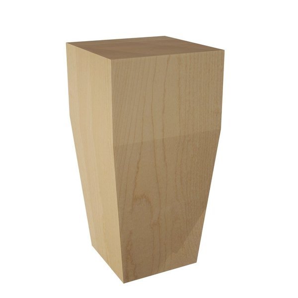 Square Craftsman Bun Foot - Alder, Designs Of Distinction, Mfr#: 01705112AL1
