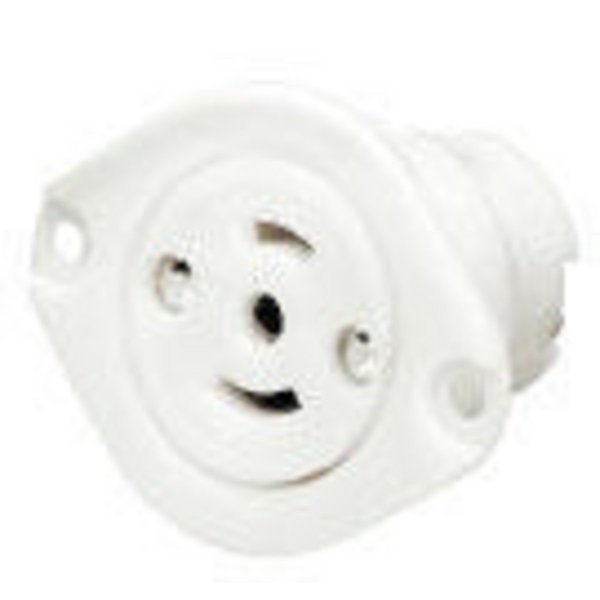 LKG RCPT, MID, 15A 125/250V, ML-3P, MOD, Bryant, Mfr#: 7487ERM