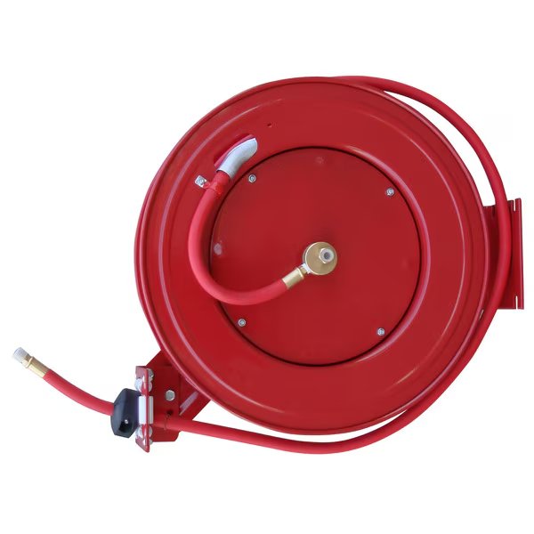 Retractable Air Hose Reel with Auto Rewind, 50 ft., Black Bull, Mfr#: AHAR50