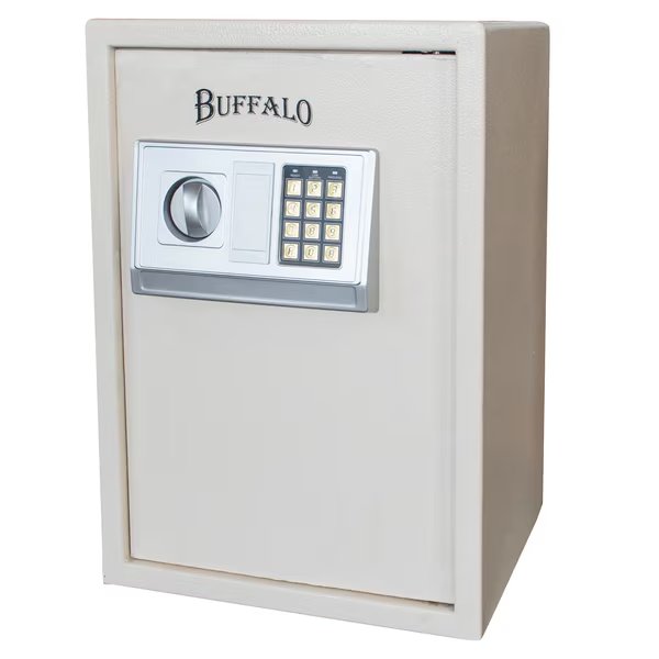 Electronic Floor Safe, Beige, Buffalo, Mfr#: ELFSFB