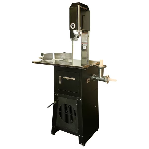 Electric Meat Cutting Band Saw and Grinder, Sportsman, Mfr#: MBSAW