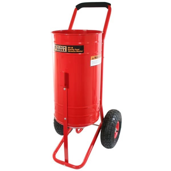 Gravity Feed Abrasive Blaster, 90 Lb., Black Bull, Mfr#: SFSB90