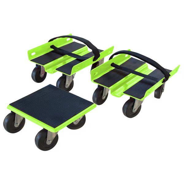 Steel Snowmobile Dolly Set, 1500 Lbs., Black Bull, Mfr#: SMD1500