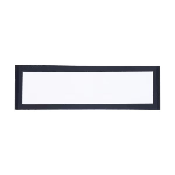 Magnetic Label Holder, 1-1/4inx4-3/8in, Inserts 1inx4in, 10PK