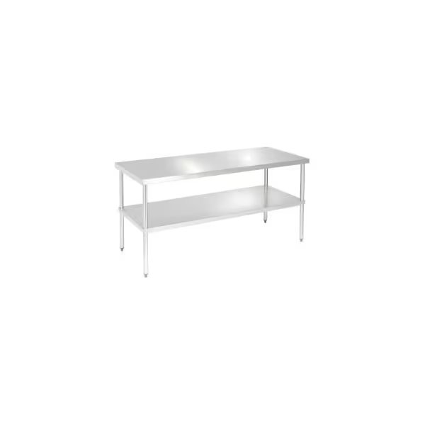 Aero Manufacturing Workbench W/Undershelf, 14 Ga. 304 Series Stainless, 96"W x 30"D, Aero, Mfr#: 2TS-3096