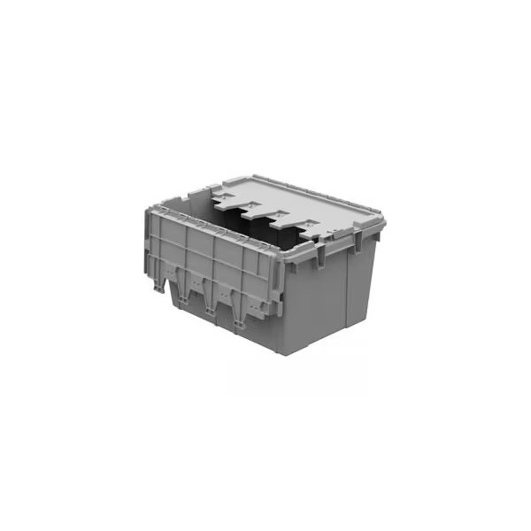 Buckhorn Attached Lid Container AC2115120201000 - 21-1/2x15-1/4x12-1/2, Akro-Mils, Mfr#: AC2115120201000
