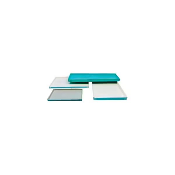 Molded Fiberglass Toteline Conveyor/Assembly Tray 318001 -18"L x 14"W x 1"H Gray, Mfg Tray, Mfr#: 3180011675