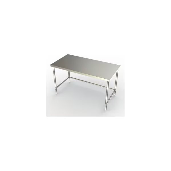 Aero Manufacturing Company 304 Series 16 Ga Stainless Steel Workbench, 96"W x 36"D x 22-34"H, Aero, Mfr#: 3TSX-3696-ADJ