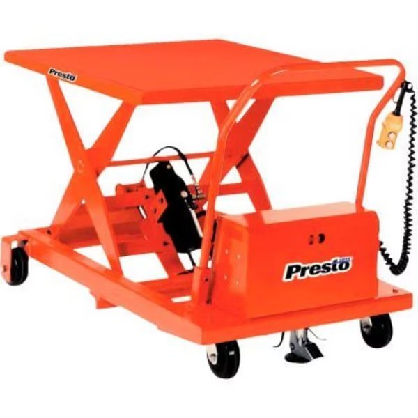 Portable Electric Scissor Lift 1500 Lb. Cap. 24x48, Prestolifts, Mfr#: XBP36-15