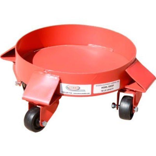 5 Gallon Solid Deck Drum Dolly Polyolefin Casters -, Modern Equipment Meco, Mfr#: SDD5P