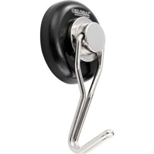 Global Industrial Neodymium Swiveling Magnetic Hook Black Powdered Coat 65 Lbs. Pull 6/Pack, Dailymag Magnetic Tech - Ningbo, Mfr#: 320755