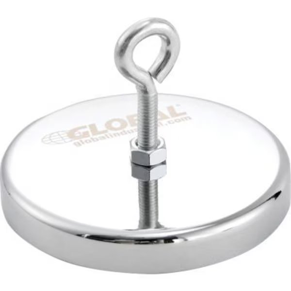 Global Industrial Ceramic Hang-It Magnet w/ Attached Eyebolt 95 Lbs. Pull 6/Pack, Dailymag Magnetic Tech - Ningbo, Mfr#: 320759