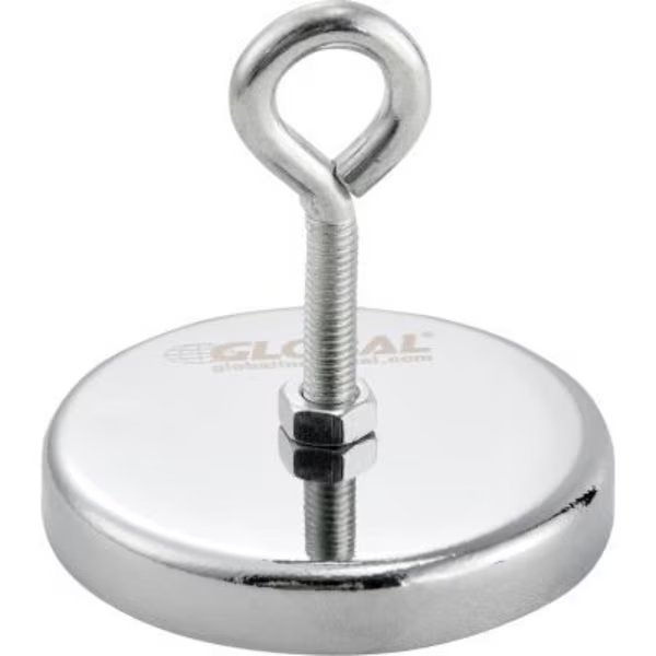 Global Industrial Ceramic Hang-It Magnet w/ Attached Eyebolt 35 Lbs. Pull 6/Pack, Dailymag Magnetic Tech - Ningbo, Mfr#: 320761