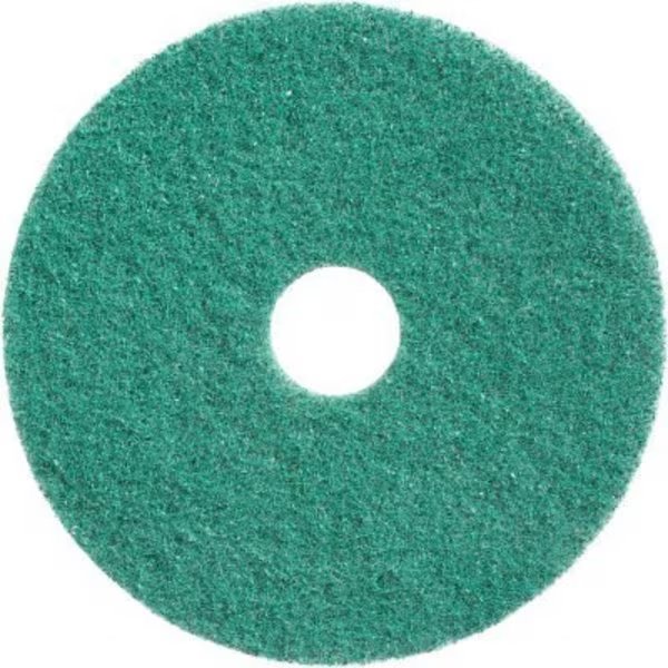 Diamond Polishing 17in Scrubbing Pad, 3000 Grit Green, 2 Per Case, Americo, Mfr#: 435517