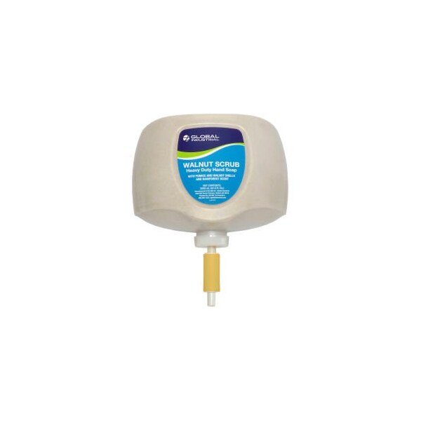 Global Industrial„¢ Walnut Scrub Heavy Duty Hand Cleaner, Rainforest Scent, 2L Refill - 4/Case, Kutol Products, Mfr#: 641455