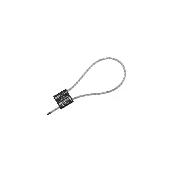 GEC Metal Cable Seal, 1/8"x12"L, Black, 50/Pack, Cambridge Security Seals, Mfr#: CBL20914