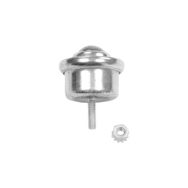 Replacement 1" Diameter Stud Mount Ball 102106 for Omni Metalcraft Ball Transfer Conveyor Tables, Omni Metalcraft, Mfr#: 102106
