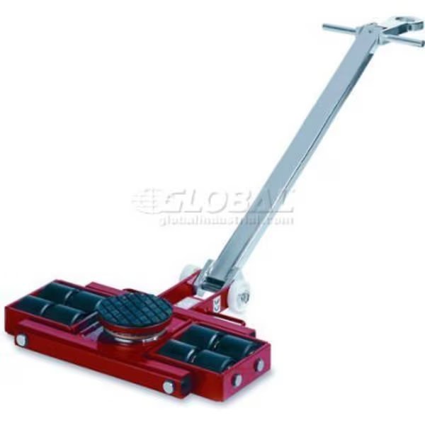 GKS Perfekt Machinery Roller Dolly Swivel Plate, Steer Handle 13,200 Lb. Cap., Gks Lifting And Moving Solutions, Mfr#: 3-10209