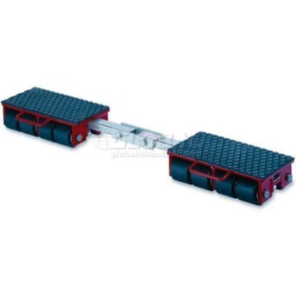 GKS Perfekt Machinery Roller Dolly Rigid Plates, Adj. Width Connector Bar 26,400 Lb., Gks Lifting And Moving Solutions, Mfr#: 3-10312