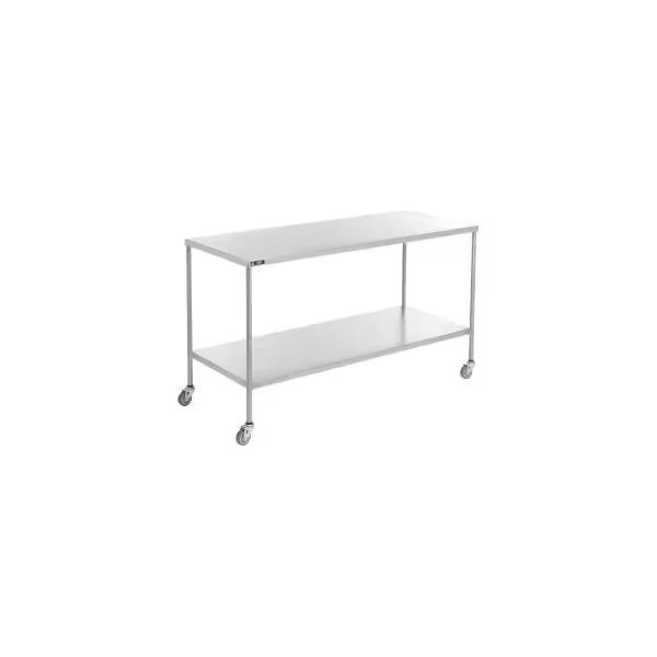 AERO Stainless Steel Instrument Table with Lower Shelf, 20"L x 16"W x 34"H, Aero, Mfr#: CS-1620