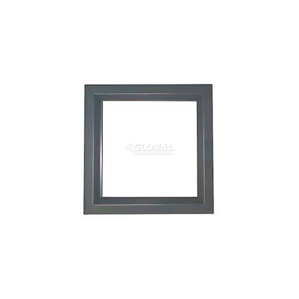 CECO Door Window Kit, Glass Not Included, 6"W X 21"H, Assa Abloy Sales & Marketing Group Inc., Mfr#: LT-B15X20