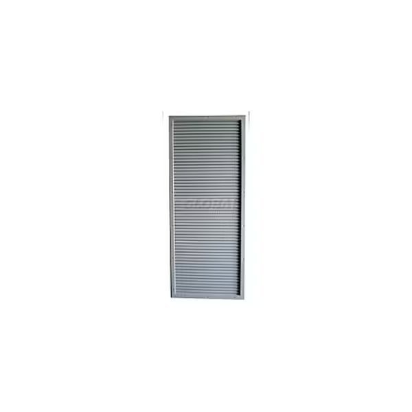 CECO Door Louver Kit, Galvannealed Steel, 18"W X 24"H, Assa Abloy Sales & Marketing Group Inc., Mfr#: LV-IY-G24X18