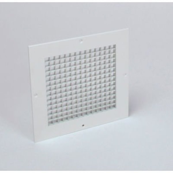 American Louver Eggcrate Return Grille, Surface Mount, 12in x 12in, White, PK5, American Louver/Plasticade, Mfr#: AG-12X12-RSW-5PK