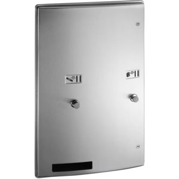 ASI Roval Surface Mounted Dual Sanitary Dispenser Free Operation -, Asi Group, Mfr#: 204684-9-F