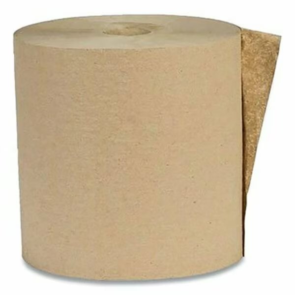 Recycled Hardwound Paper Towels, 1-Ply, 1.8 Core, 7.88 X 800 Ft, Kraft, 6PK, American Paper Converting, Mfr#: EK80186