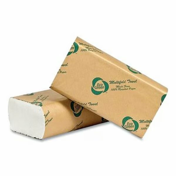 Recycled Multifold Paper Towels, 1-Ply, 9.5 X 9.5, White, 16 Packs/carton, 16PK, American Paper Converting, Mfr#: EW416